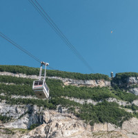 Luftseilbahn Pas de l'Échelle-Le Salève, Juli 2021