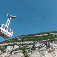 Luftseilbahn Pas de l'Échelle-Le Salève, Juli 2021