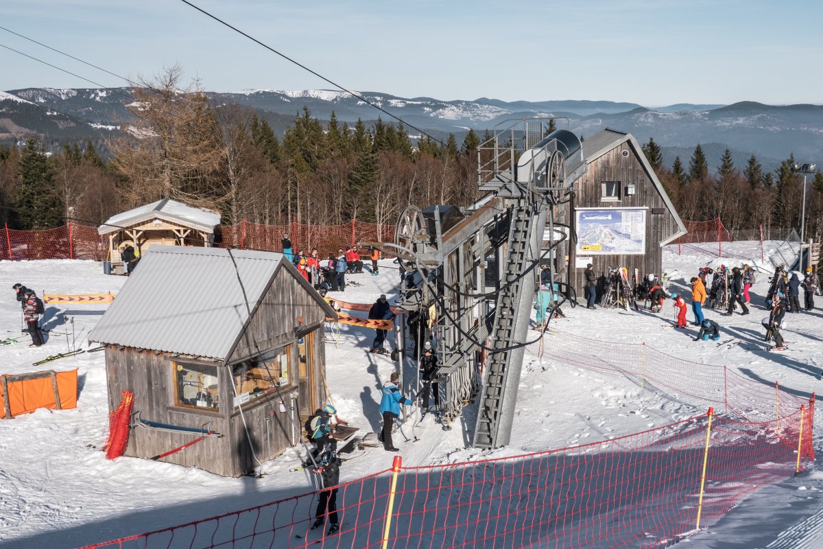 Talstation des Schlepplifts Panoramique