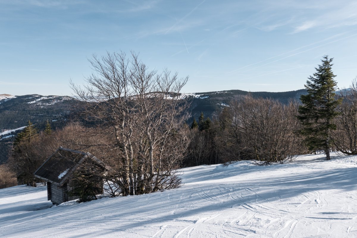 Skifahren in den Vogesen