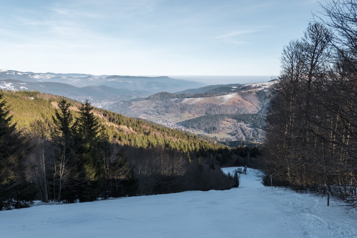 Skifahren in den Vogesen