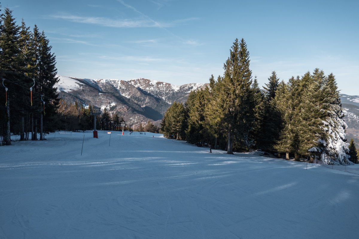 Abfahrt am Schlepplift Deybach