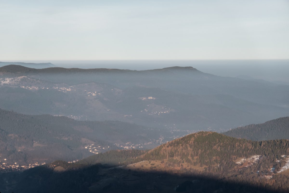 Panorama vom Schnepfenriedkopf, Dezember 2021
