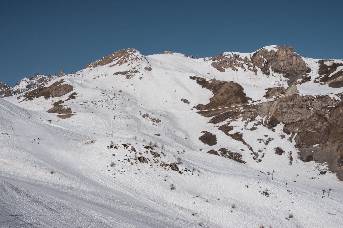 Schlepplifte Méa und Clot im Skigebiet Serre Chevalier
