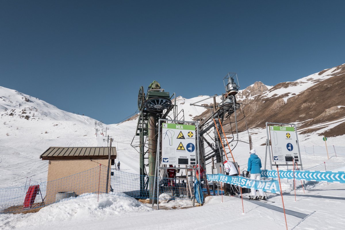 Schlepplifte Méa und Clot im Skigebiet Serre Chevalier