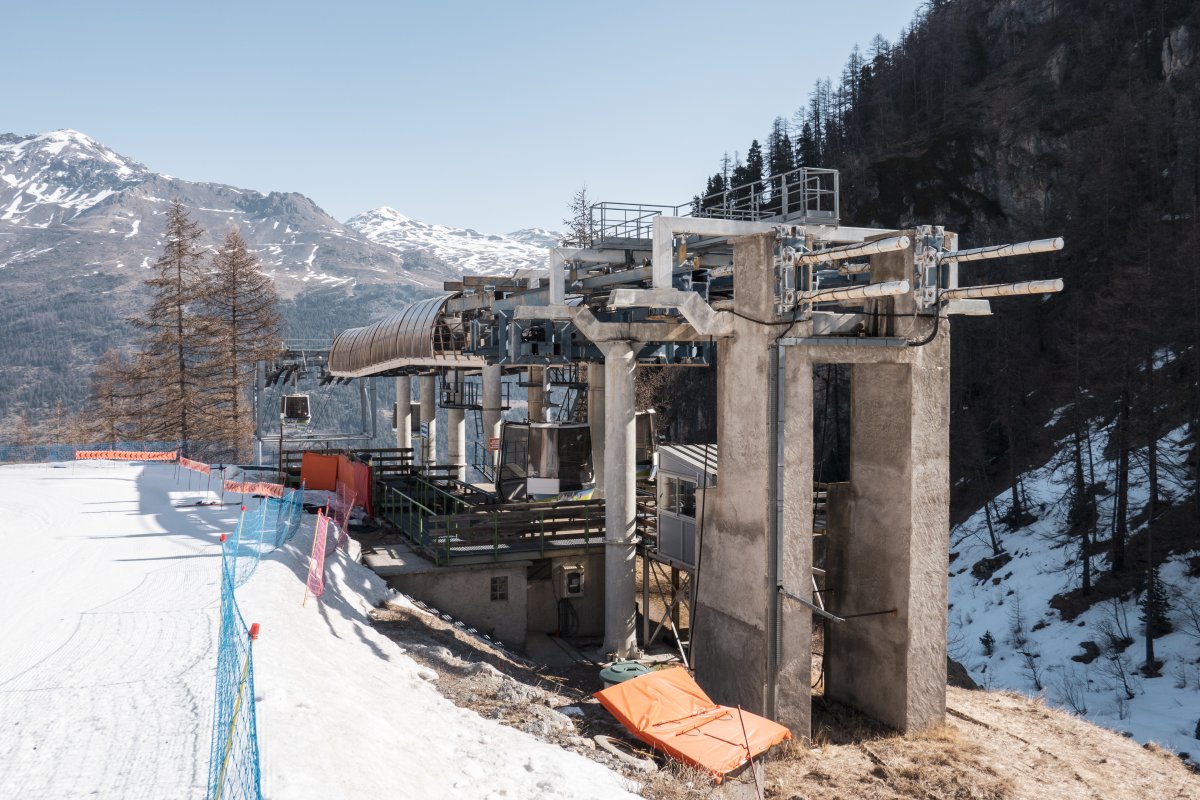 Bergstation des DMC Pontillas in Le Bez