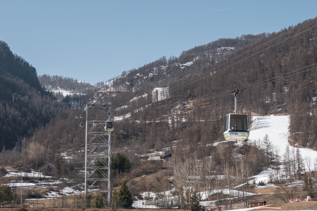 Strecke des DMC Pontillas im Skigebiet Serre Chevalier