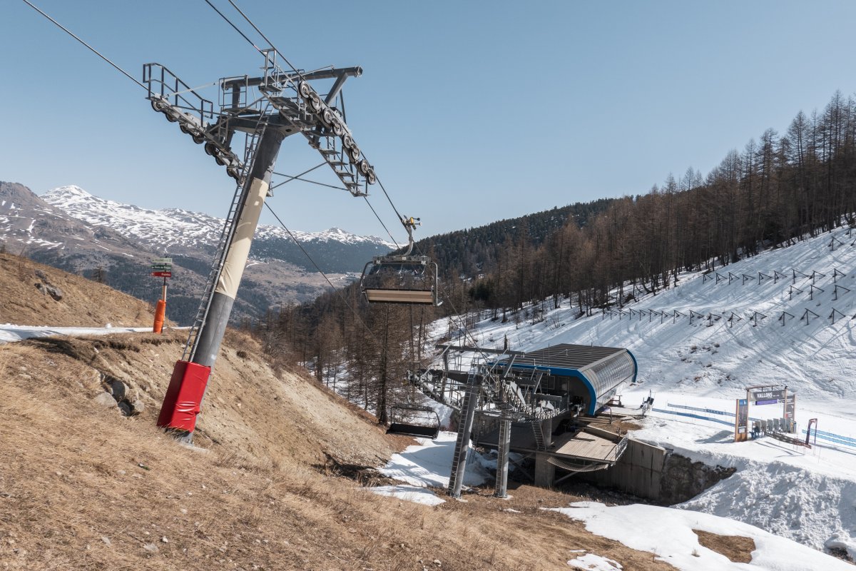 Sesselbahn Vallons als Zubringer nach Le Monêtier-les-Bains