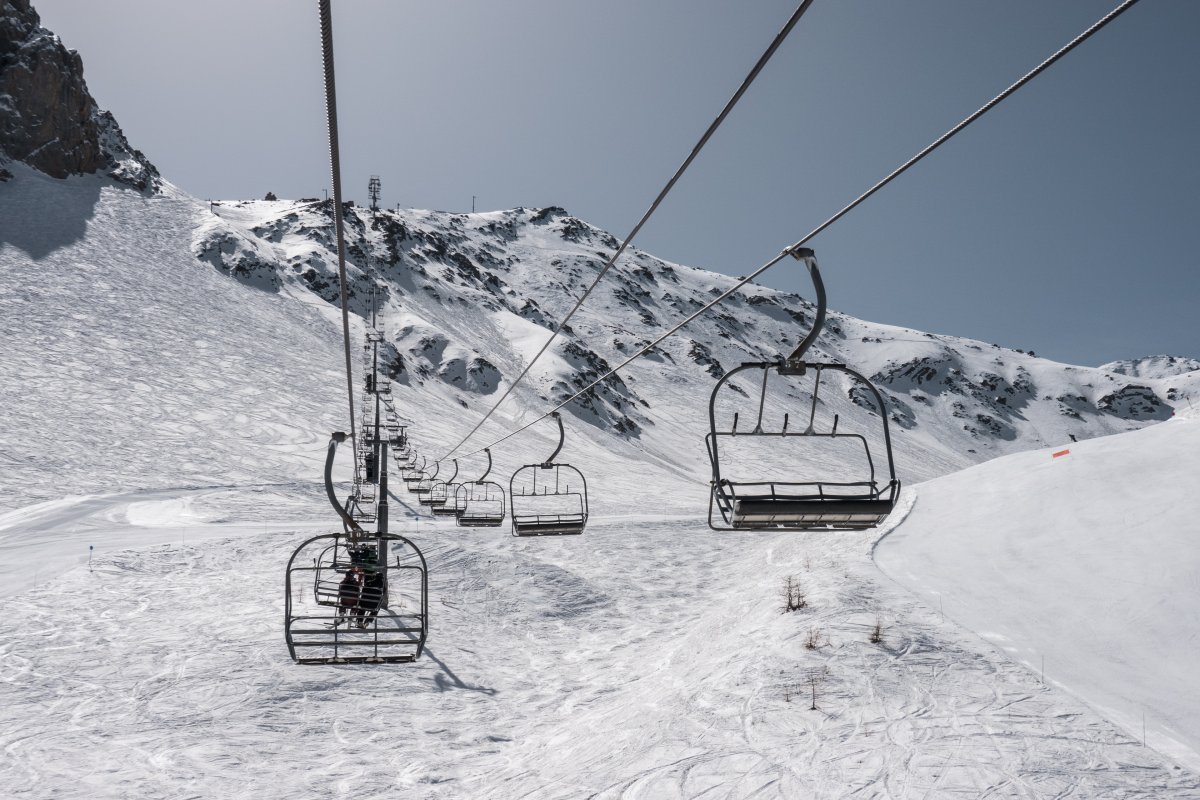 Sesselbahn Yret zum höchsten Punkt im Skigebiet Serre Chevalier