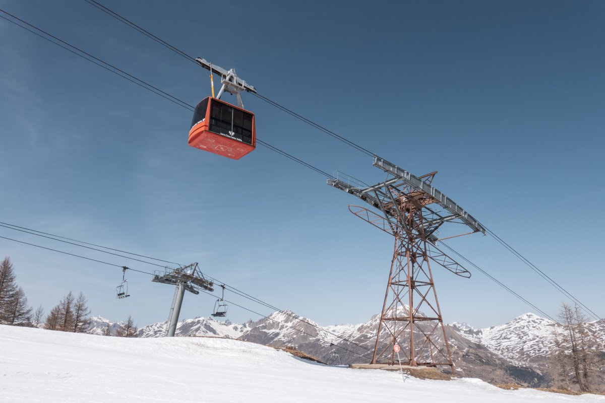 Luftseilbahn Serre Chevalier in Chantemerle