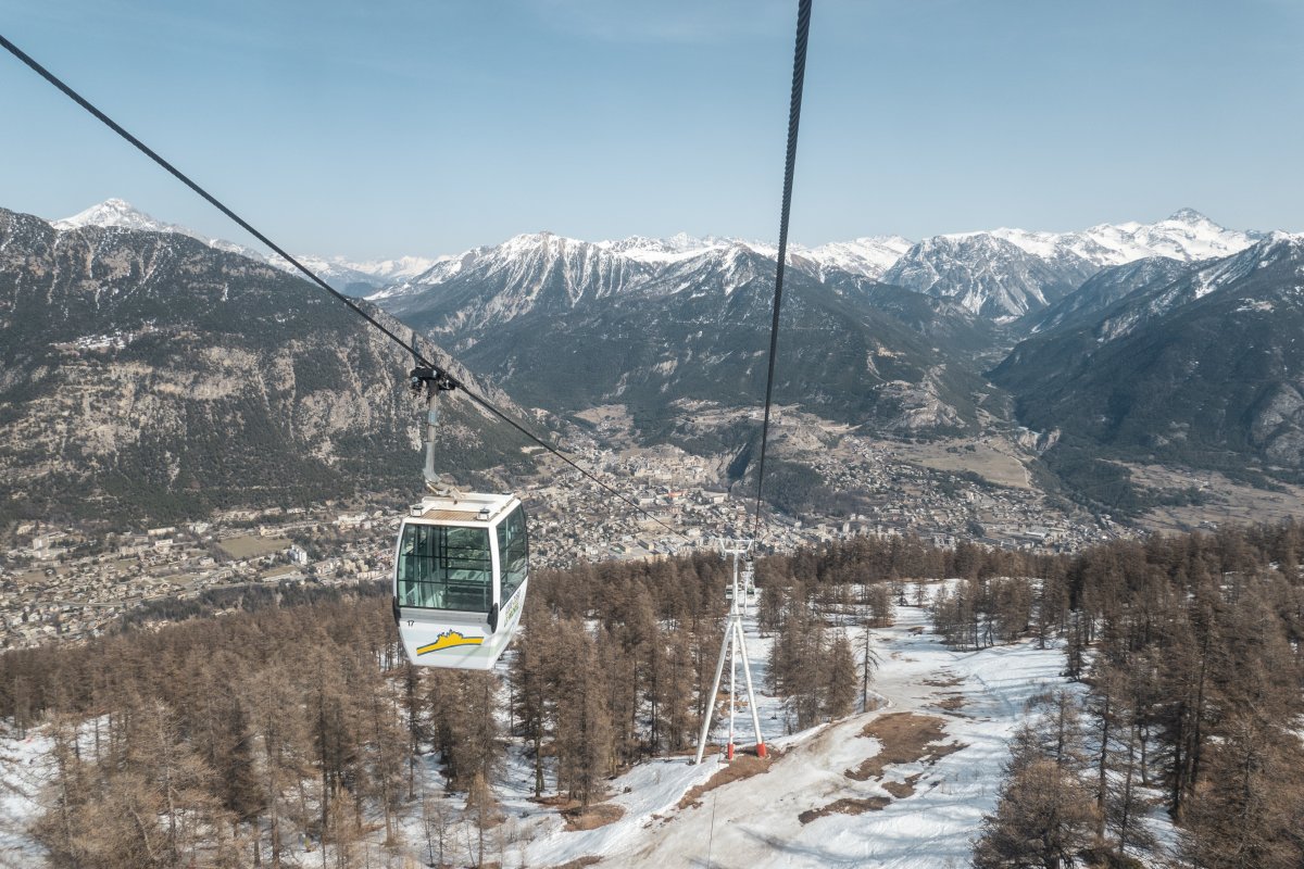 Kabinenbahn Prorel im Skigebiet Serre Chevalier