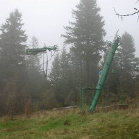 Schlepplift im Skigebiet Lac Blanc, Oktober 2005