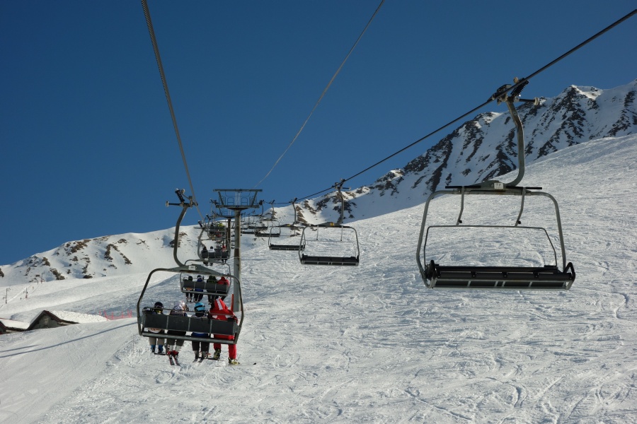 Sesselbahn Charamillon-Autannes, März 2014