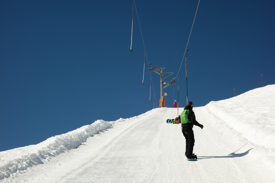 Schlepplift Aiguillette, März 2014