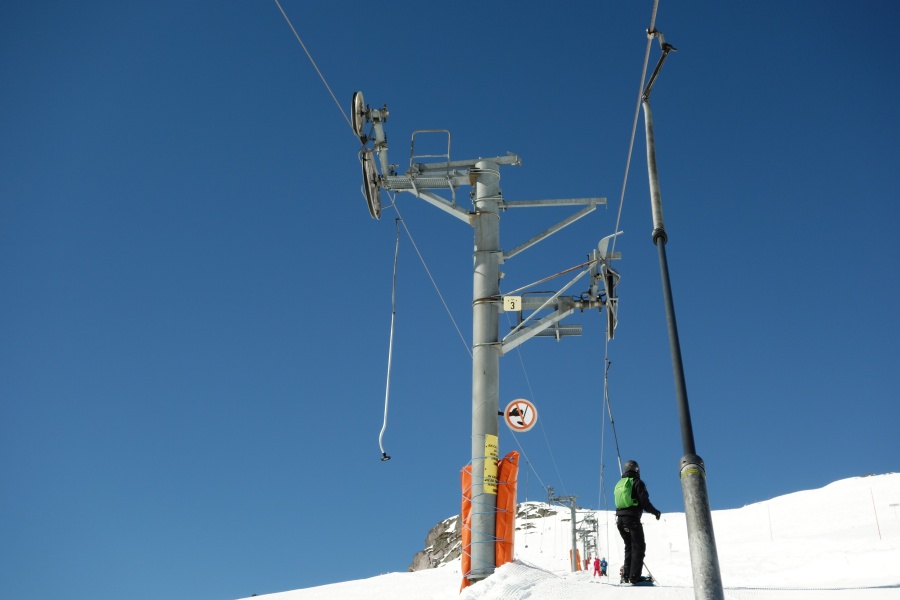 Schlepplift Aiguillette, März 2014
