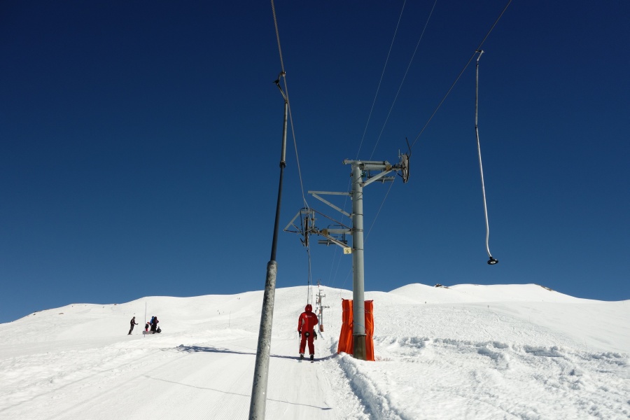 Schlepplift Plan des Reines, März 2014