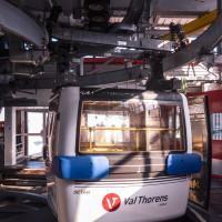 Bergstation des Funitels Grand Fond, Februar 2025