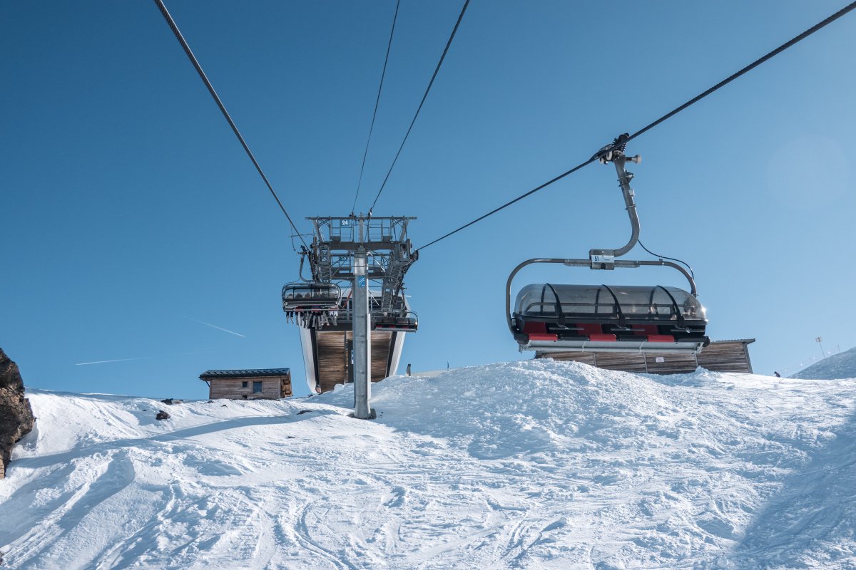 Sesselbahn Mont de la Chambre, Februar 2025