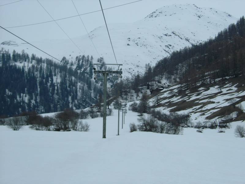 Schlepplift in Geschinen, April 2006