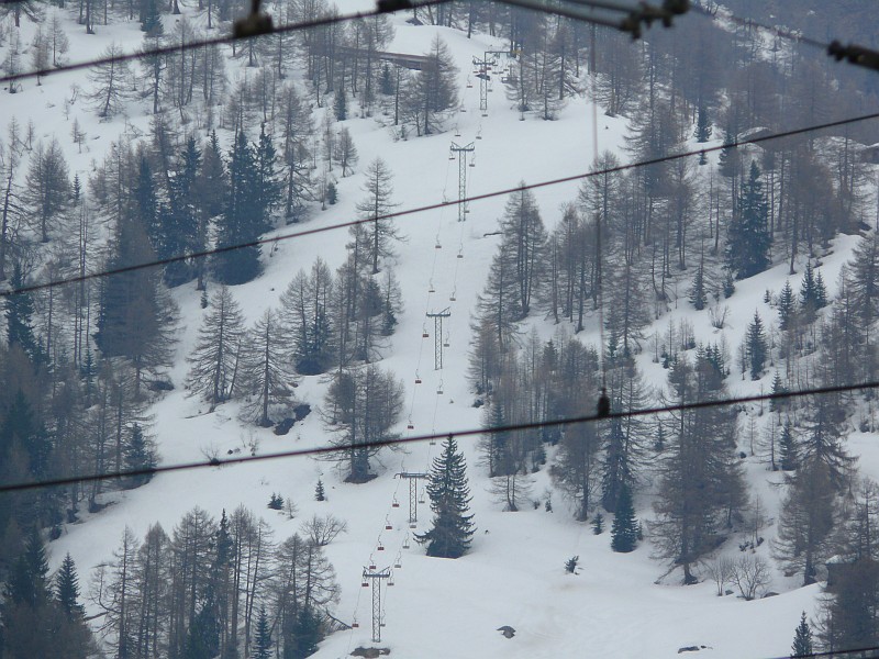 Sesselbahn Oberwald-Hungerberg, April 2009