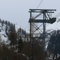 Luftseilbahn Heiligkreuz-Chummibord, April 2009