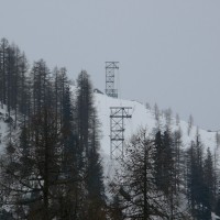 Luftseilbahn Heiligkreuz-Chummibord, April 2009