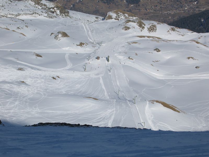 Pisten im Bereich Lona, März 2008