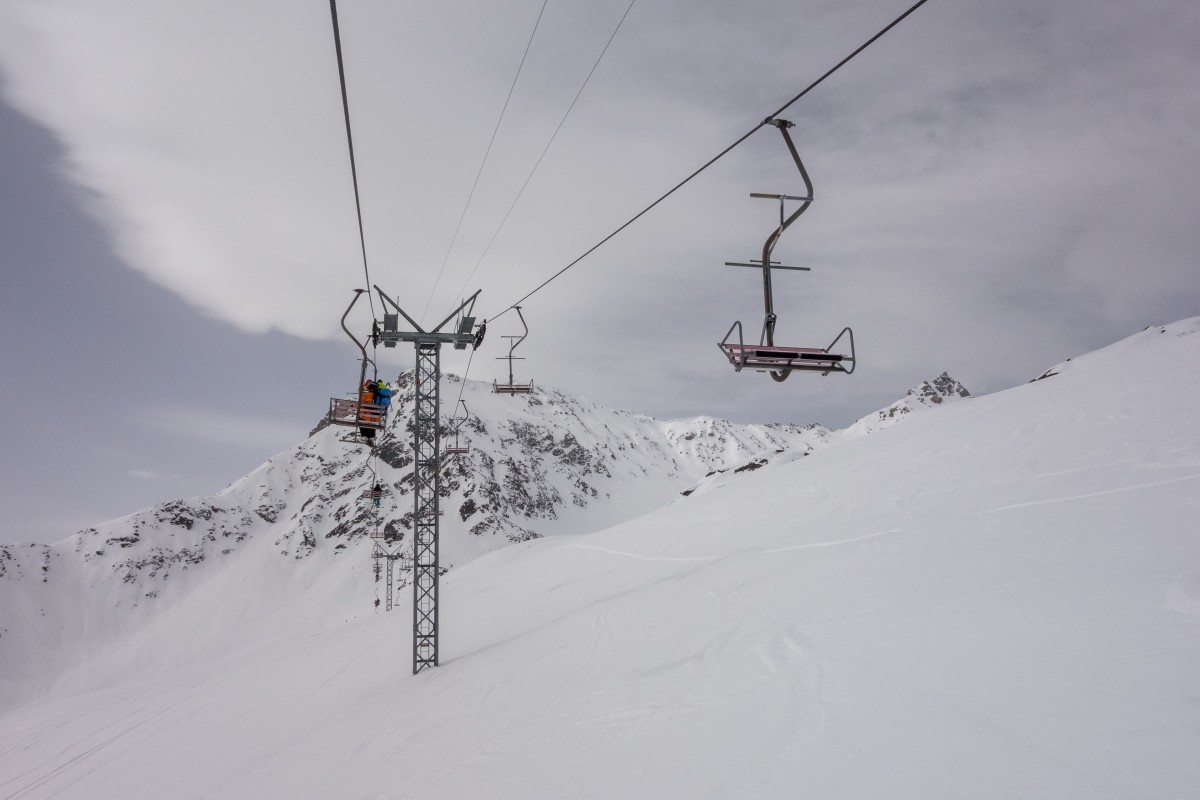 Sesselbahn Bendolla-Les Crêts, April 2018