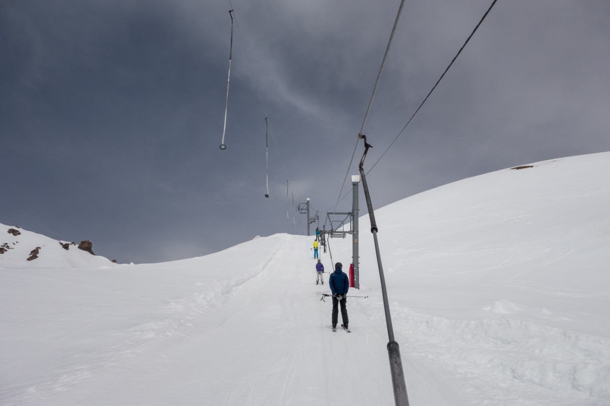 Schlepplift Roc d'Orzival, April 2018