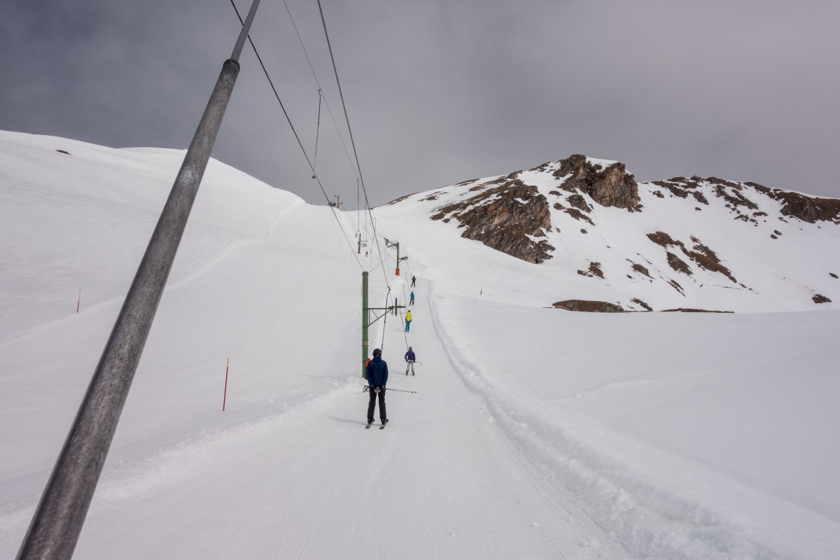 Schlepplift Roc d'Orzival, April 2018