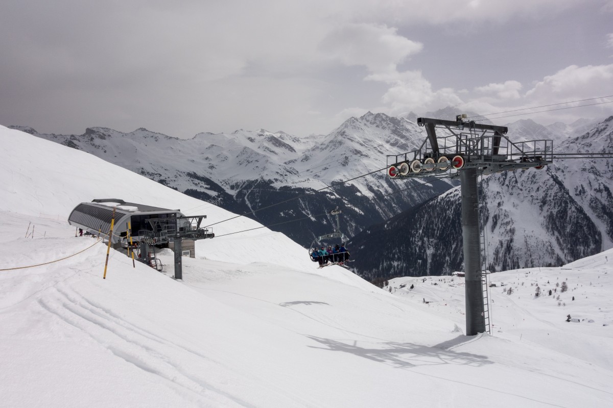 Sesselbahn Mont de Marais-La Tsarvaz, April 2018