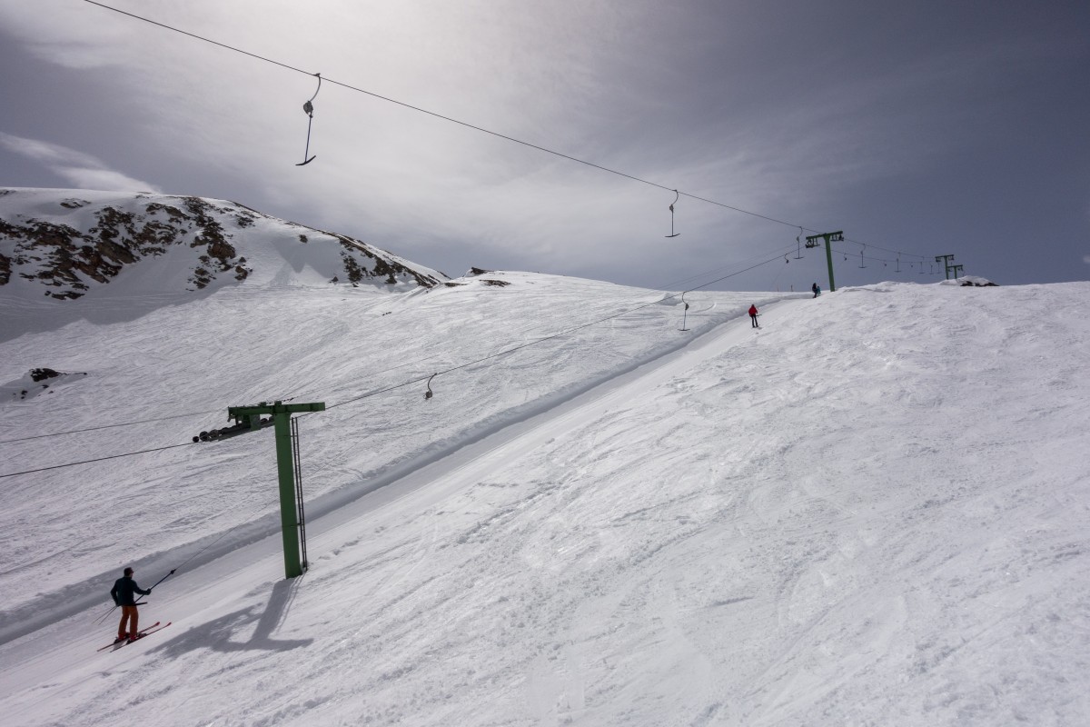 Schlepplift Becs de Bosson, April 2018