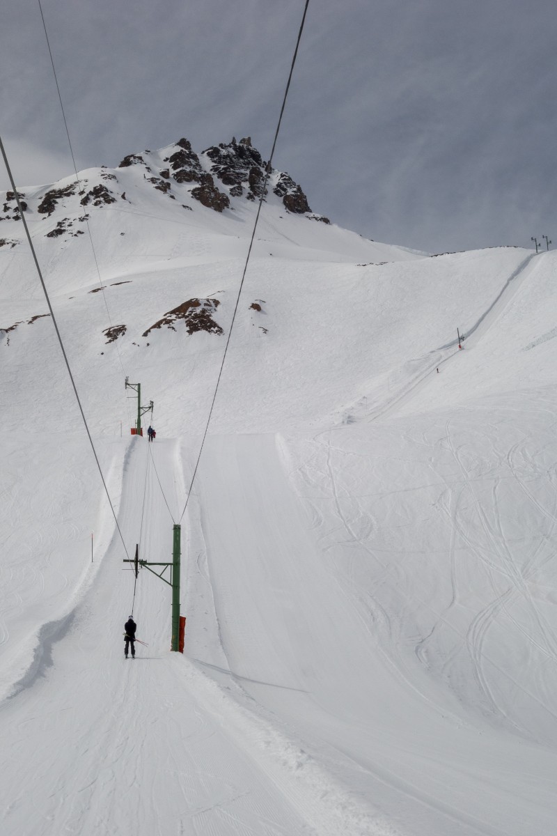 Schlepplift Lona 2, April 2018