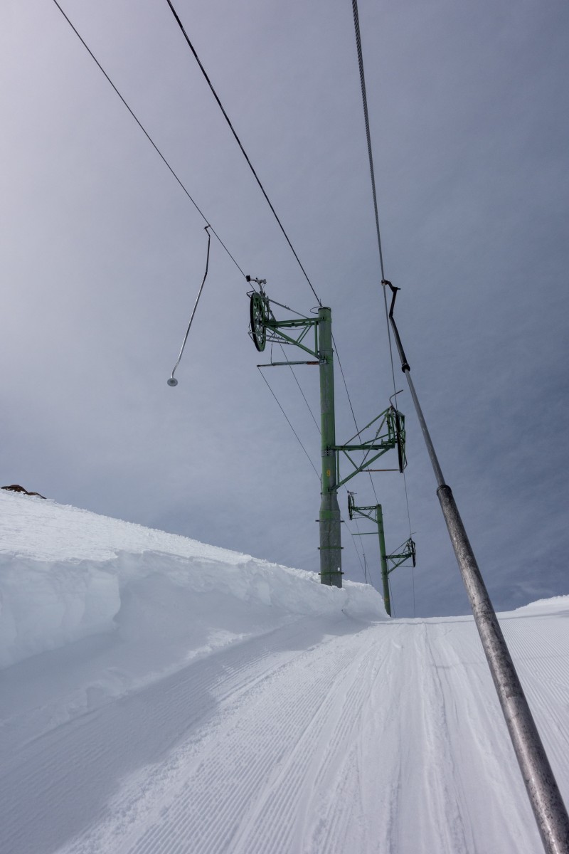 Schlepplift Lona 2, April 2018