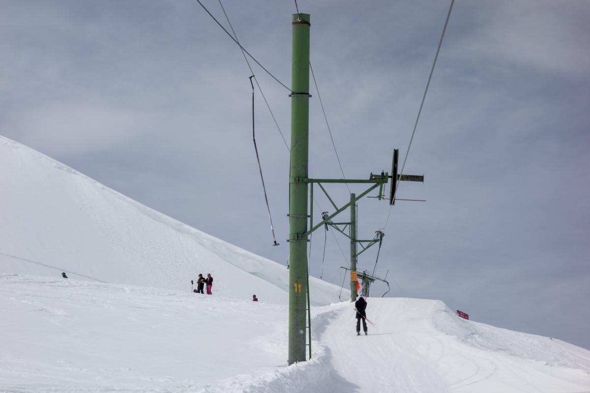 Schlepplift Lona 2, April 2018