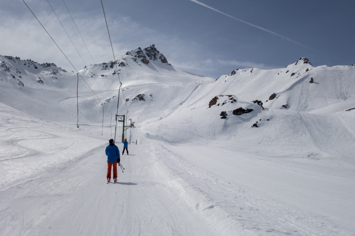 Schlepplift Lona 2, April 2018