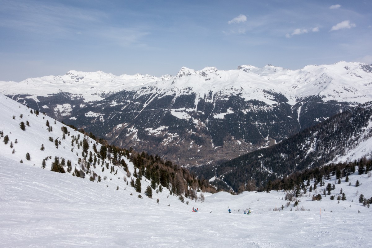 Lona-Abfahrt nach Grimentz, April 2018