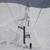 Schlepplift Lona 2, April 2018