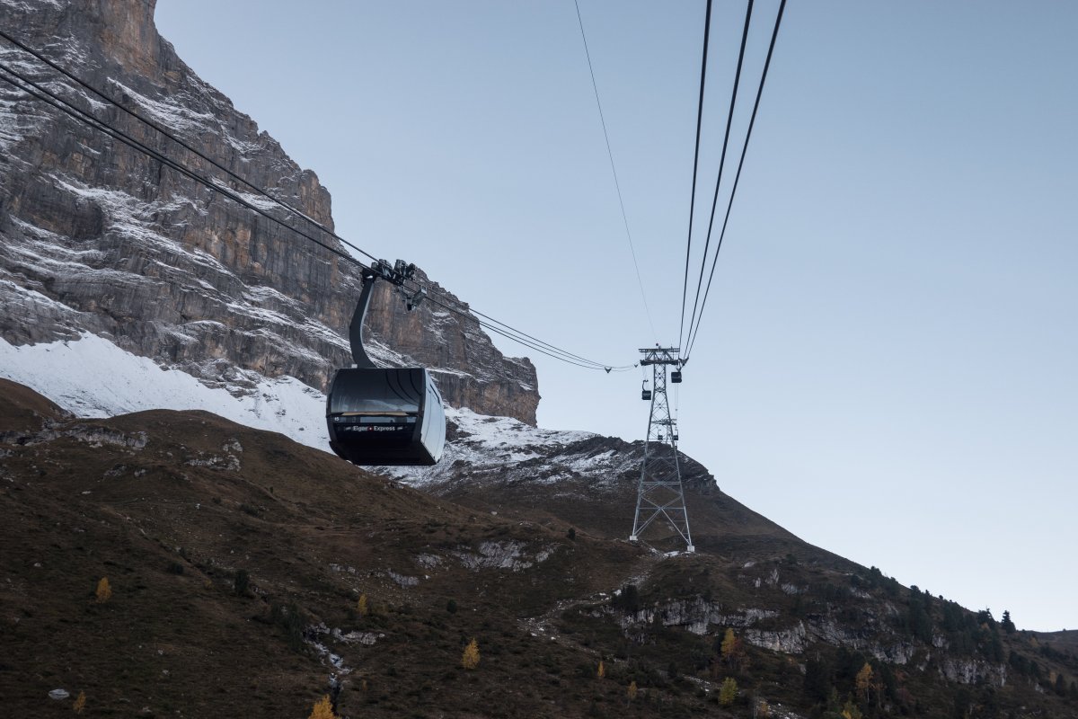 Kabinenbahn Grindelwald-Eigergletscher, Oktober 2021