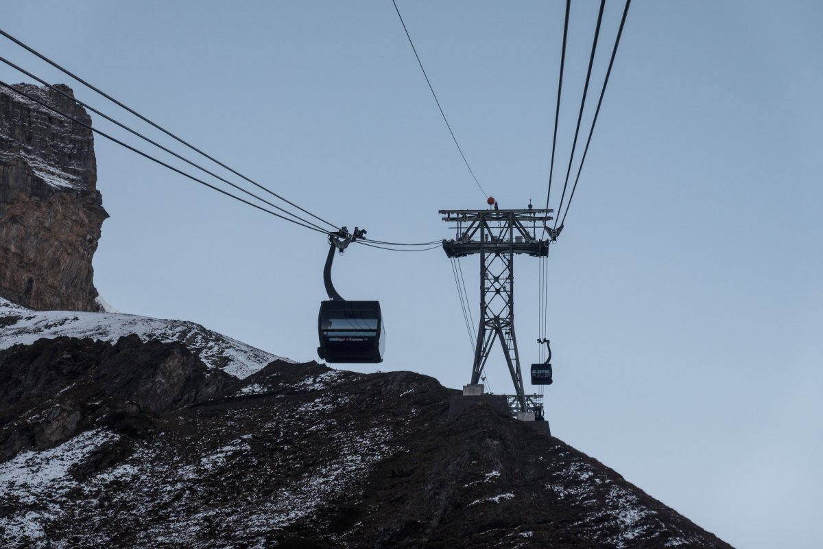 Kabinenbahn Grindelwald-Eigergletscher, Oktober 2021