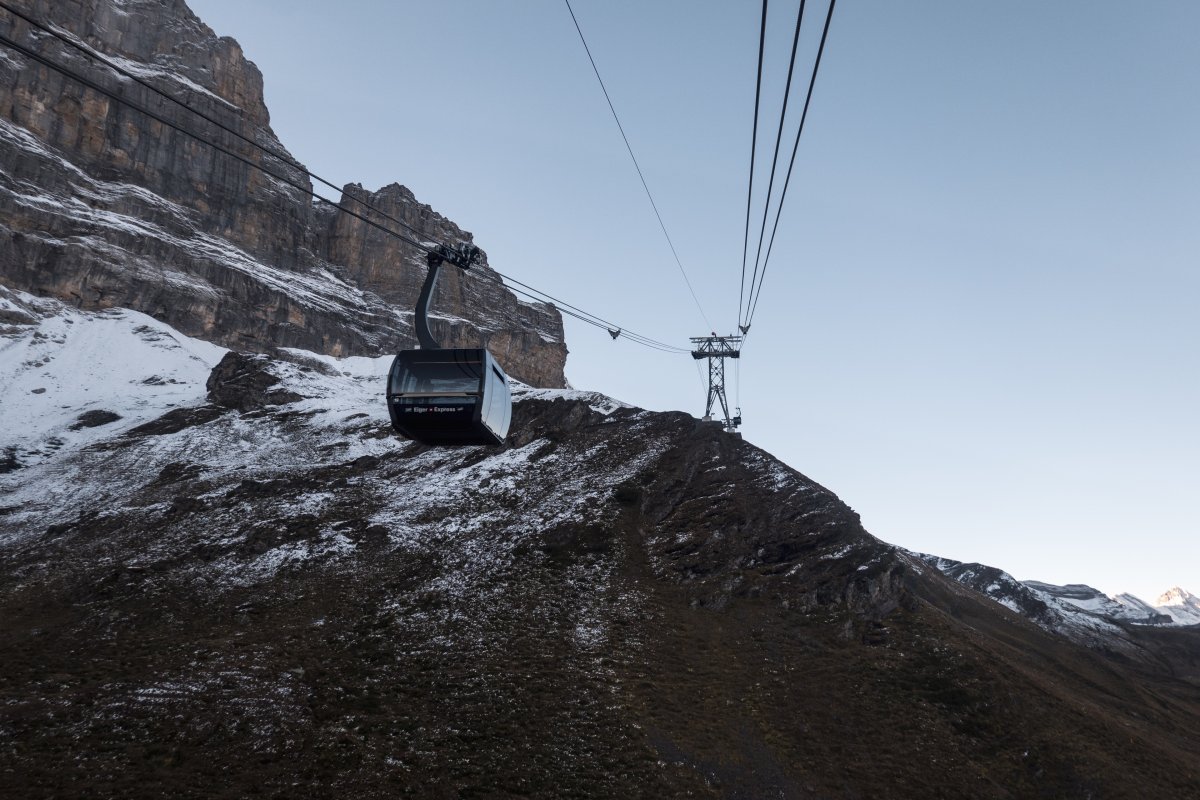 Kabinenbahn Grindelwald-Eigergletscher, Oktober 2021