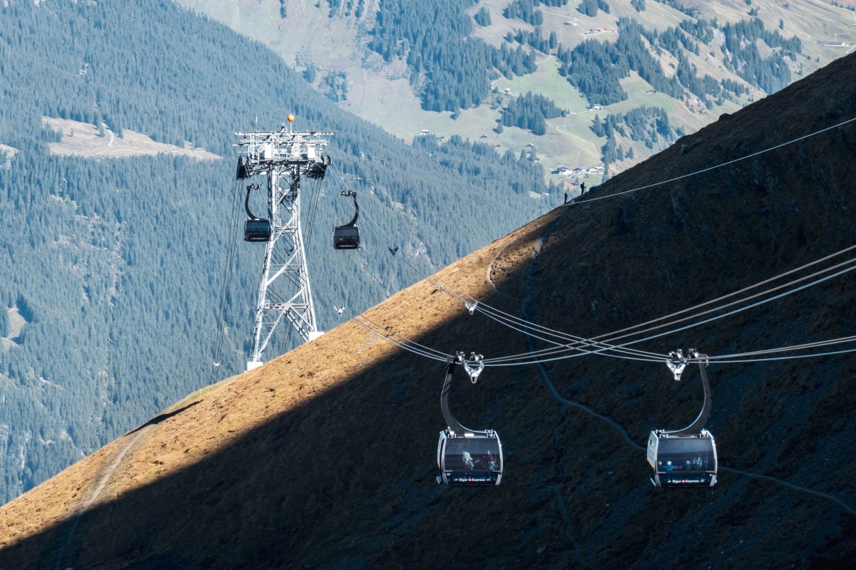 Seilbahn von Grindelwald zur Station Eigergletscher