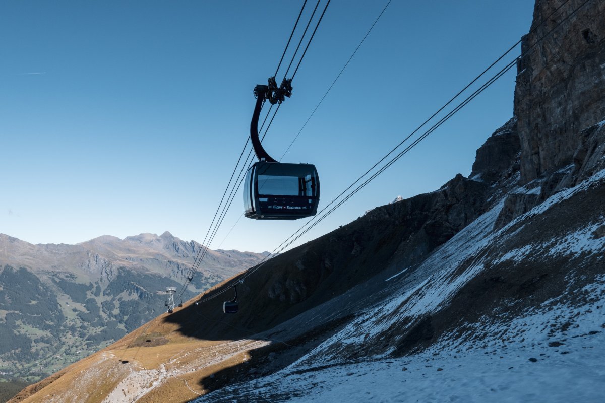 Eiger-Express in Grindelwald an der Eigernordwand