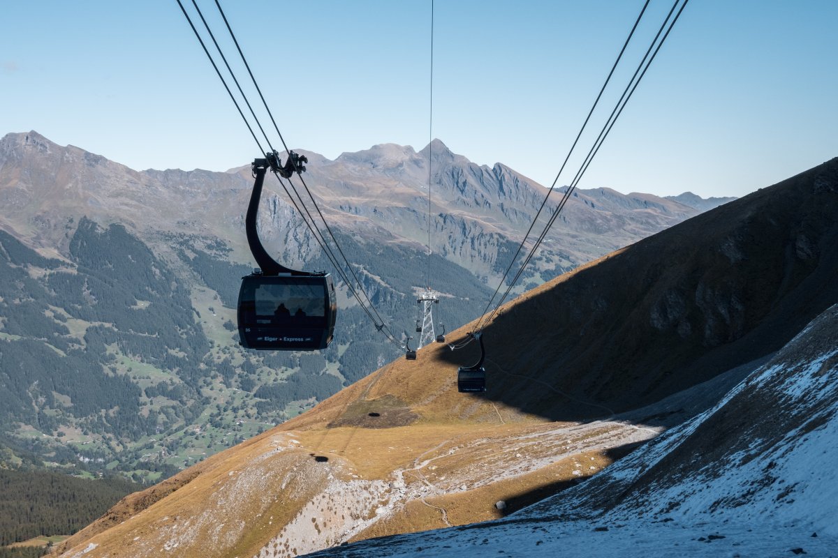 Kabinenbahn Grindelwald-Eigergletscher, Oktober 2021