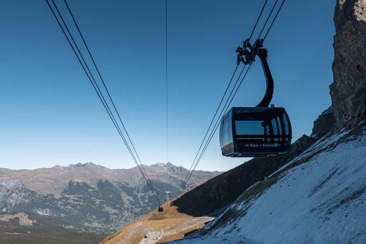 Kabinenbahn Grindelwald-Eigergletscher, Oktober 2021