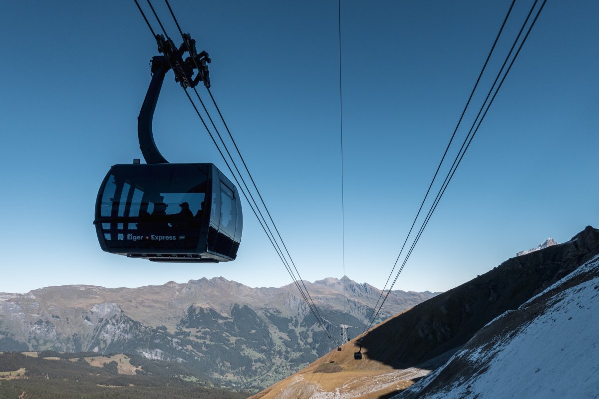 Eiger-Express in Grindelwald an der Eigernordwand