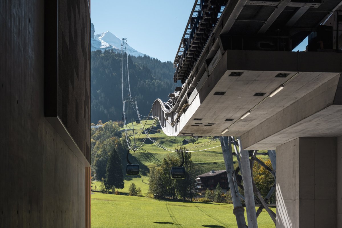 Talstation Eiger-Express in Grindelwald-Grund