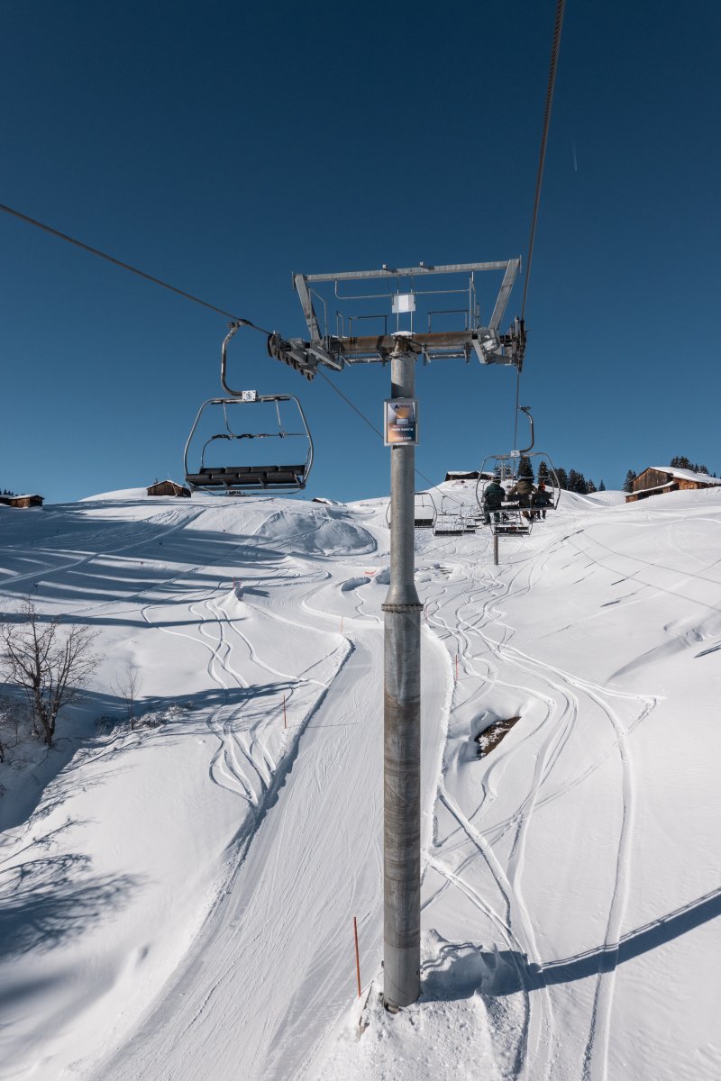 Sesselbahn Danusa-Schwänzelegg, Januar 2024