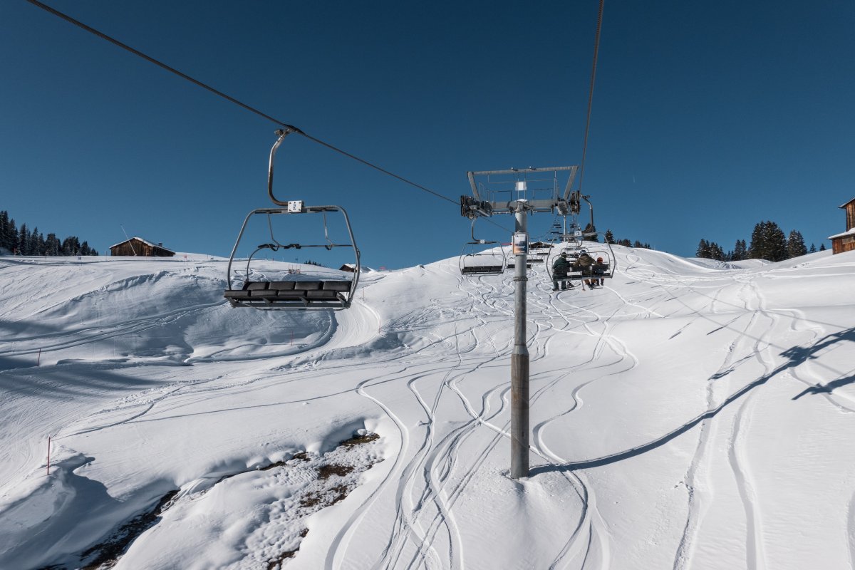 Sesselbahn Danusa-Schwänzelegg, Januar 2024