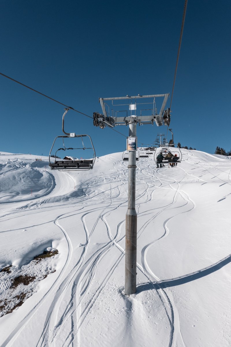 Sesselbahn Danusa-Schwänzelegg, Januar 2024